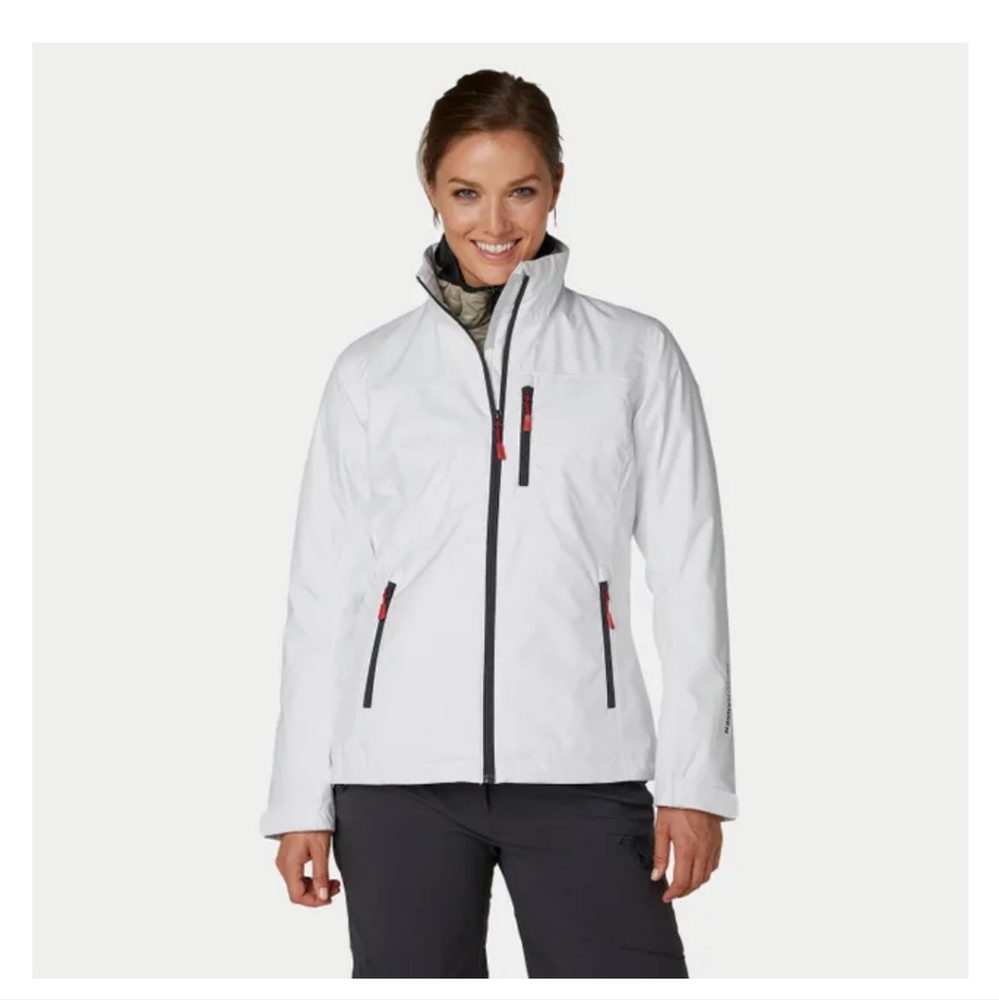 - Helly hensen crew layer jacket women  white-ish sz S